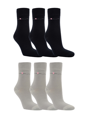 Socken Damen -  Bambus - R.S. Harmony - Line – 3er-Pack - 2 Farben