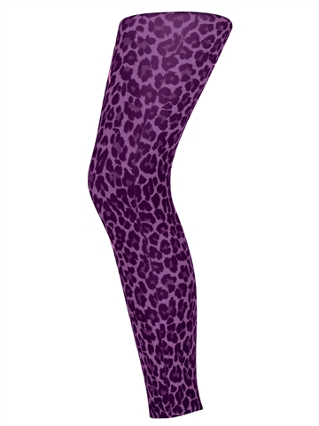 Damen - Leggings - Sneaky Fox - Leopard - Ultra Violet