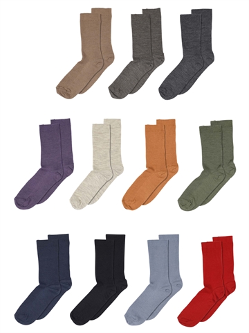 MP Socken – Damen – Merinowolle – gerippt – 11 Farben