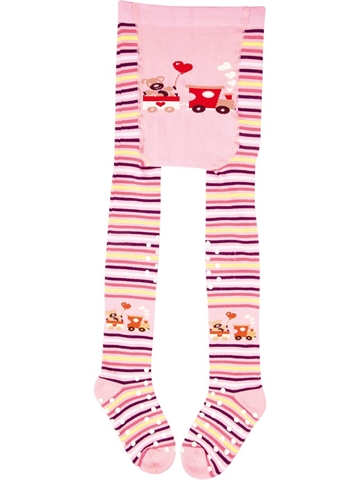 Babystrumpfhose - Krabbelstrumpfhose mit ABS - Rosé 