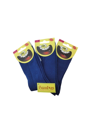 Kinder - Unisex - Bambussocken - Wowerat - 3er-Pack - Jeans