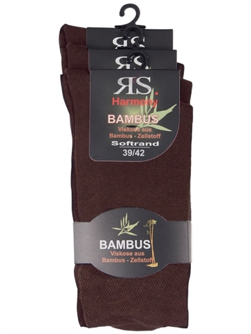 Knöchelsocken Unisex - Bambus -  Dunkelbraun